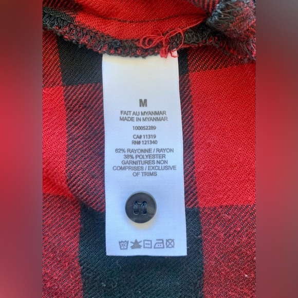 Cropped Plaid Shirt  from Garage - Picture 4 of 4